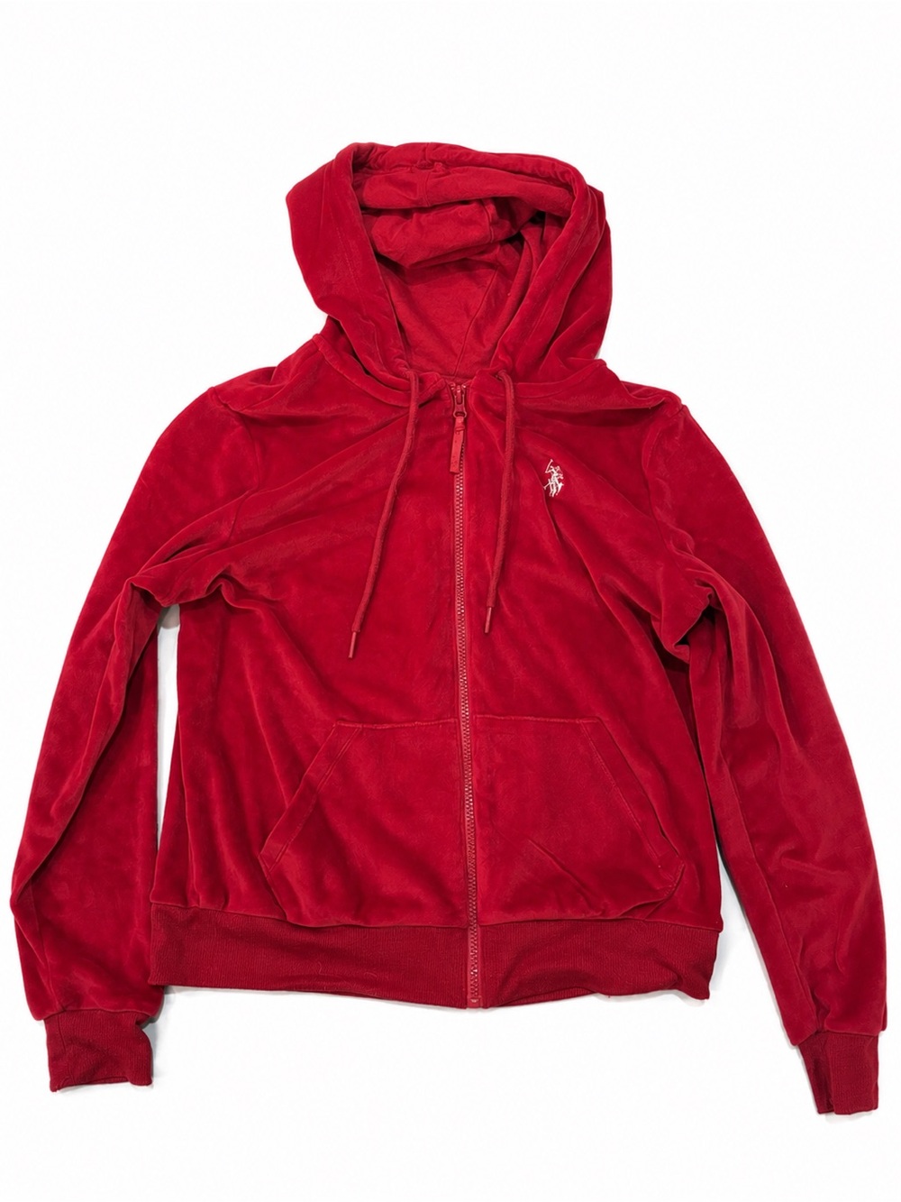 U.S. Polo Assn. Women’s Velour Zip Hoodie